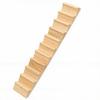 1:12 Scale Miniature Stairs Unpainted Wooden Dollhouse Staircase with Pre Assembled Steps
