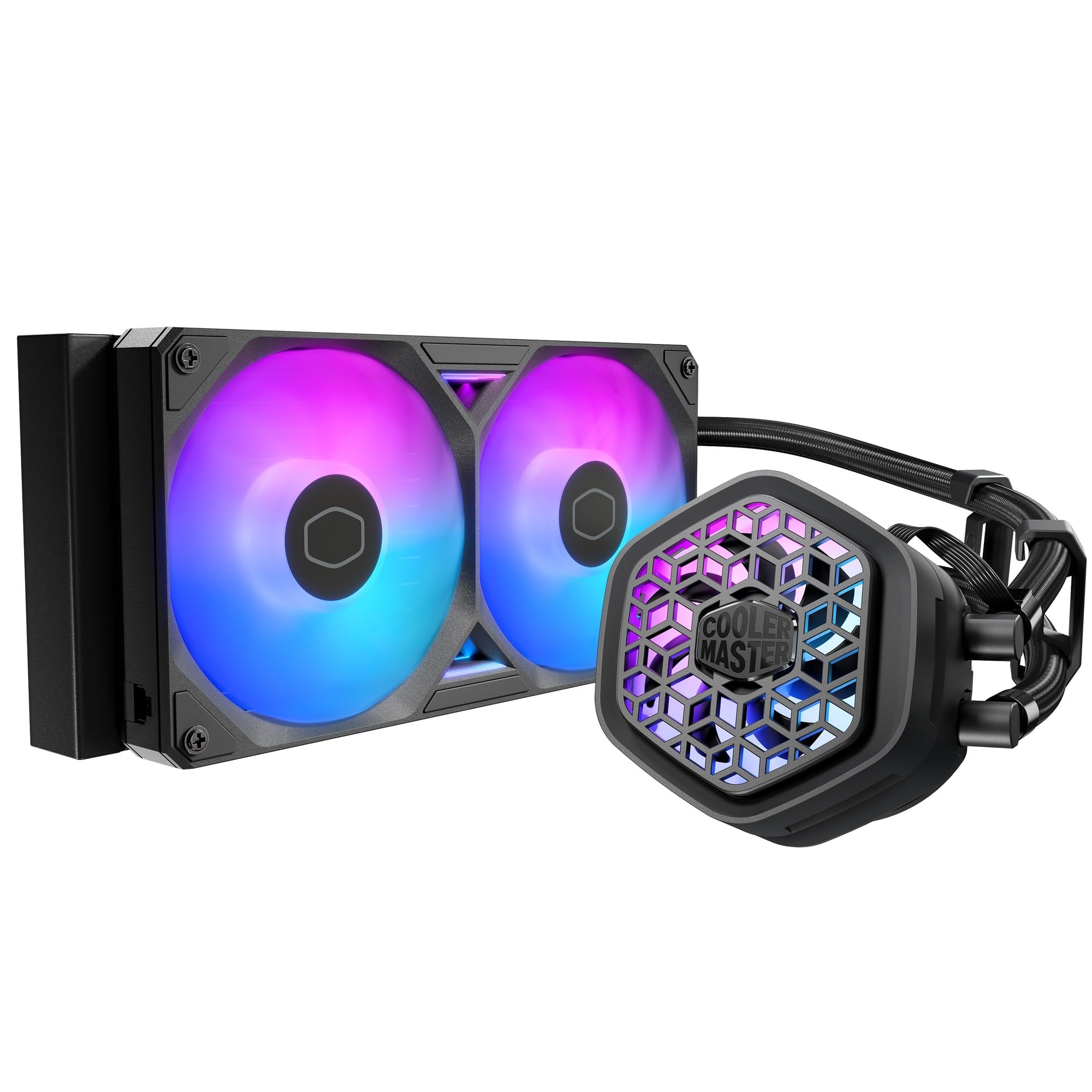 

Cooler Master ML 240 Atmos II VRM Fan ARGB Simple CPU Cooler Black FN2549 Water-Cooled MLX-D24M-A25SZ-V1 чорний