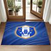 Sheffield Wednesday Design Crystal Velvet Rug Soft Decorative Mat for Bedroom Entrance