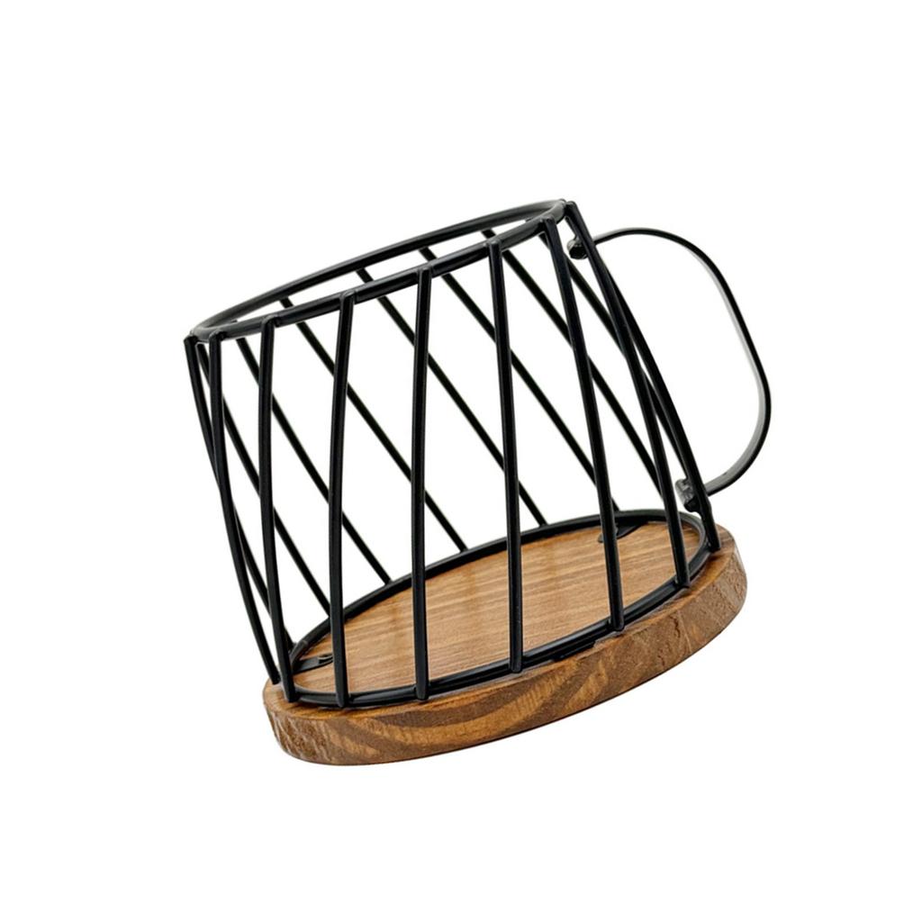 Elegant Stylish Coffee Holder Basket With Lid Designs Accessory for Easy Organization and Protective from Moisture
