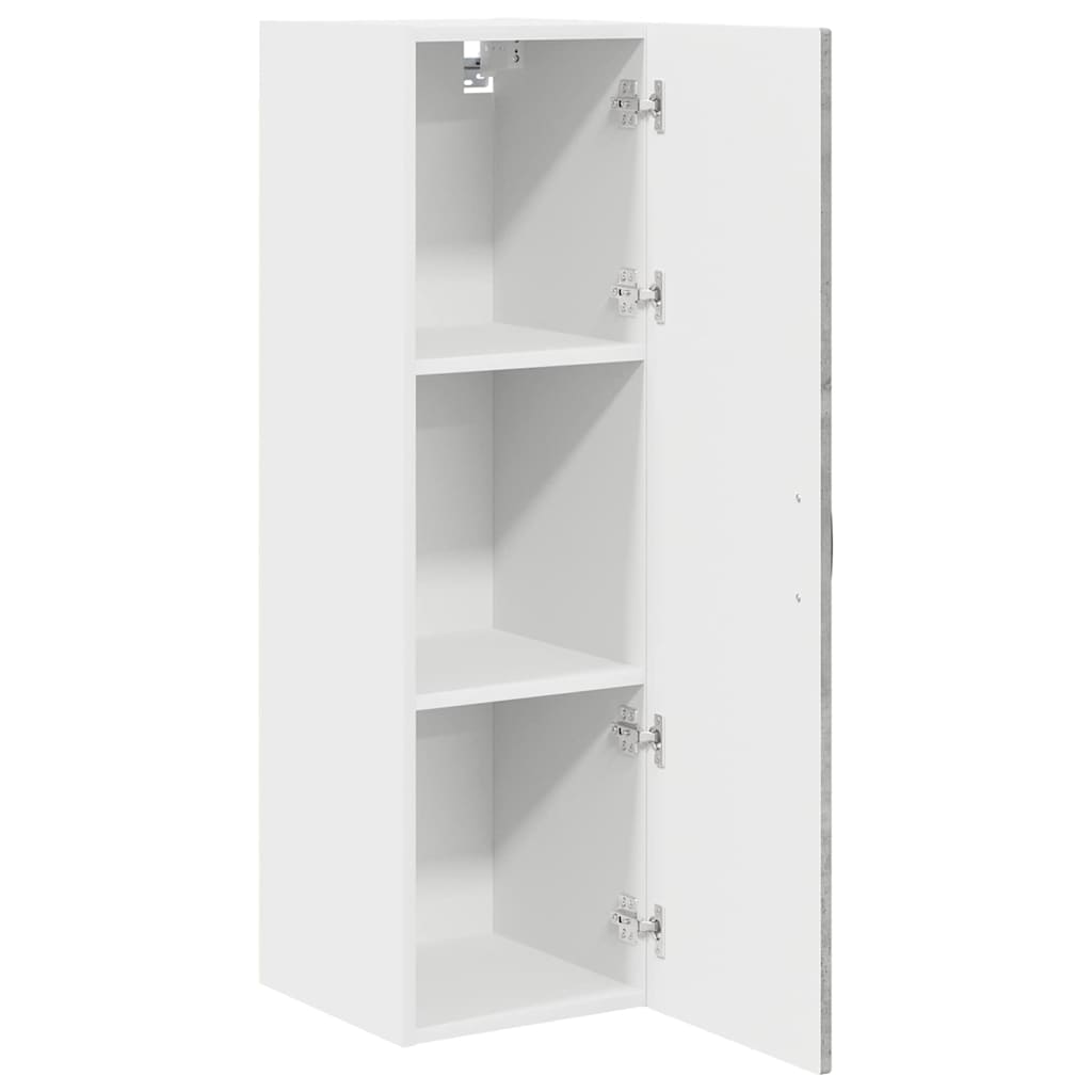 Wall Cabinet PORTO Concrete Grey 30 x 31 x 100 cm Engineered Wood