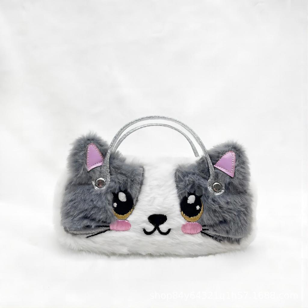 Einhorn Plüsch Brillenetui & Regenbogen Handtasche – Niedliche Cartoon Aufbewahrung für Schmuck, Make-up & Kleine Gegenstände.