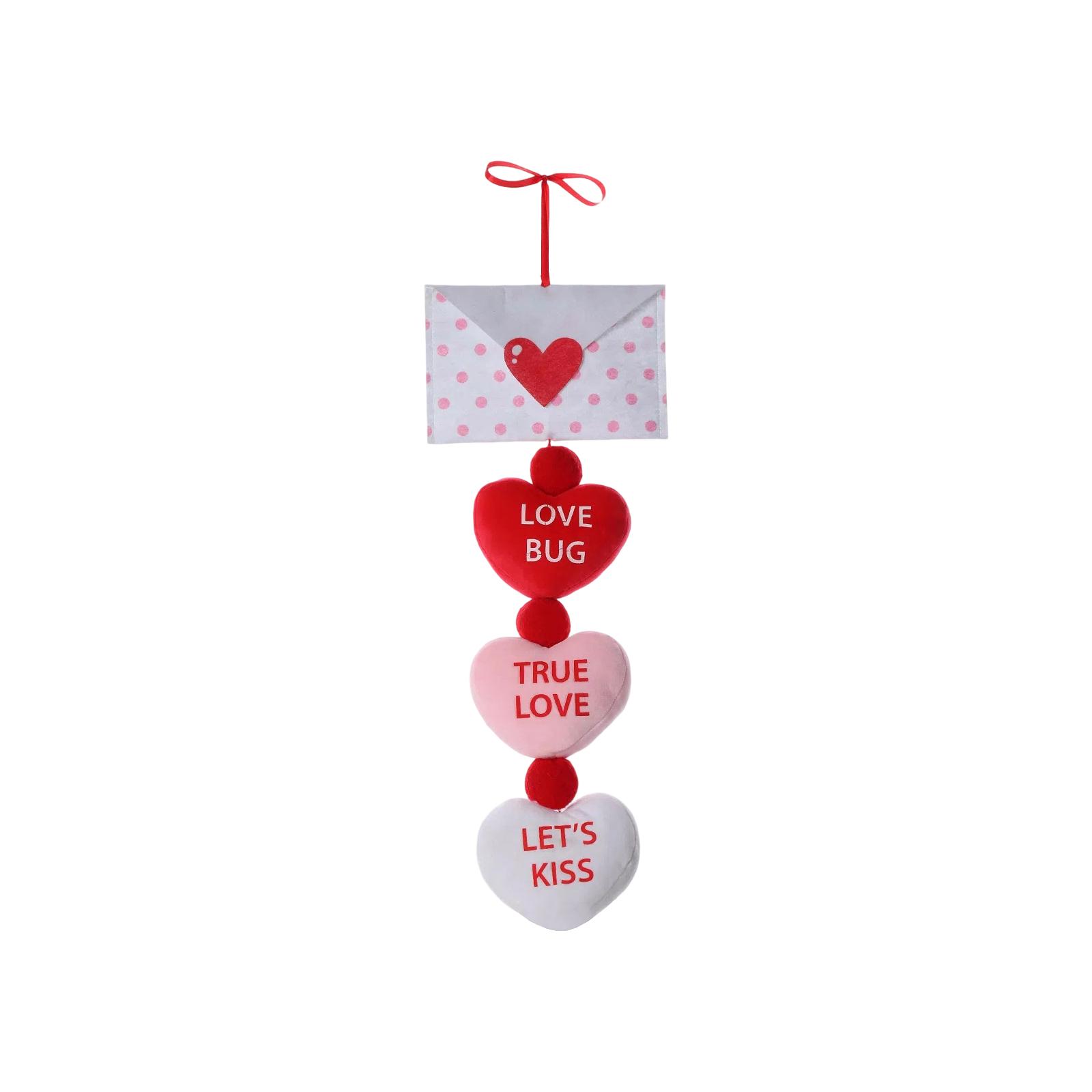 

Valentine s Day Hanging Decor - Cute Heart & Envelope Wall Ornament For Home Ambiance One Size
