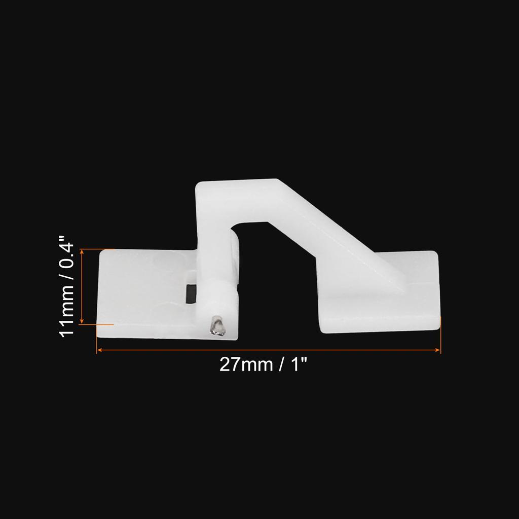Uxcell RC Hinges, 1" X 0.4" Adjustable Hatch Hinges for RC Model Airplanes, Set of 8