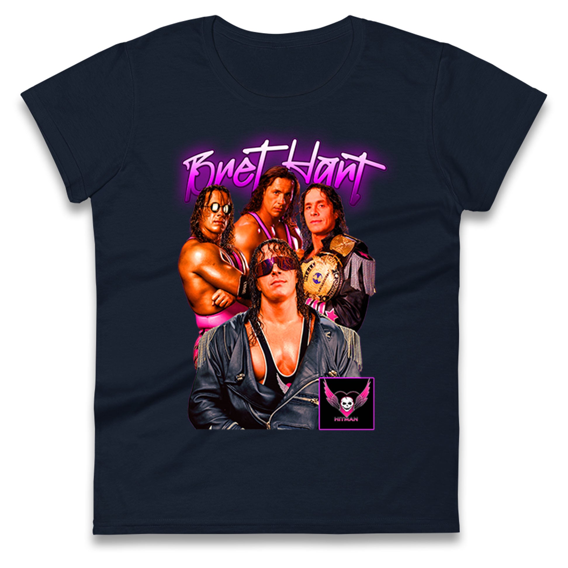

Bret The Hitman Hart Womens T Shirt Mens Tops Tees Unisex L
