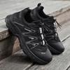 Autumn platform casual sports shoes couple outdoor rock climbing mountain climbing shoes breathable mesh elastic band dad shoes