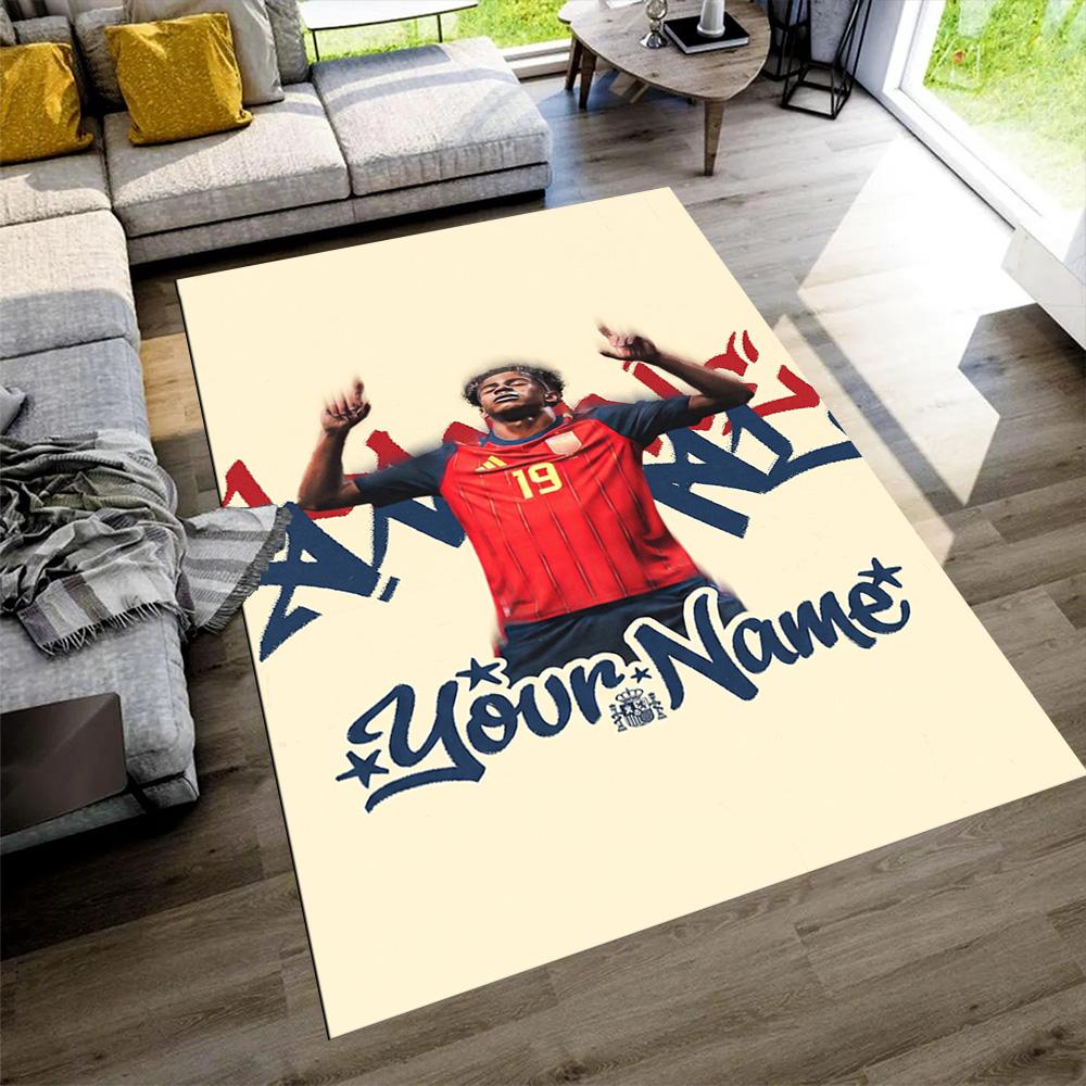 Yamal Customize Your Name Floor Rug Office Rug Suitable for Hallway Bedrooms Decorate room Outdoor Anti-slip Rug Office home decor