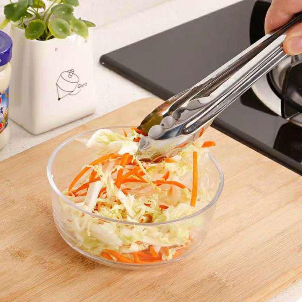 with Buckle Barbecue Clips Long Handle Serving Tong Stainless Steel Food Tongs  Commercial
