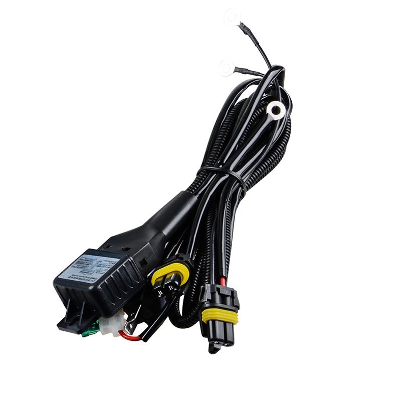

H4 Relay Wiring Harness Socket HID Xenon Lamp Connector Telescopic Lamp Control High Low Light Beam Line Group 1 Lead 2 Lamps 1 lead 2 lamps