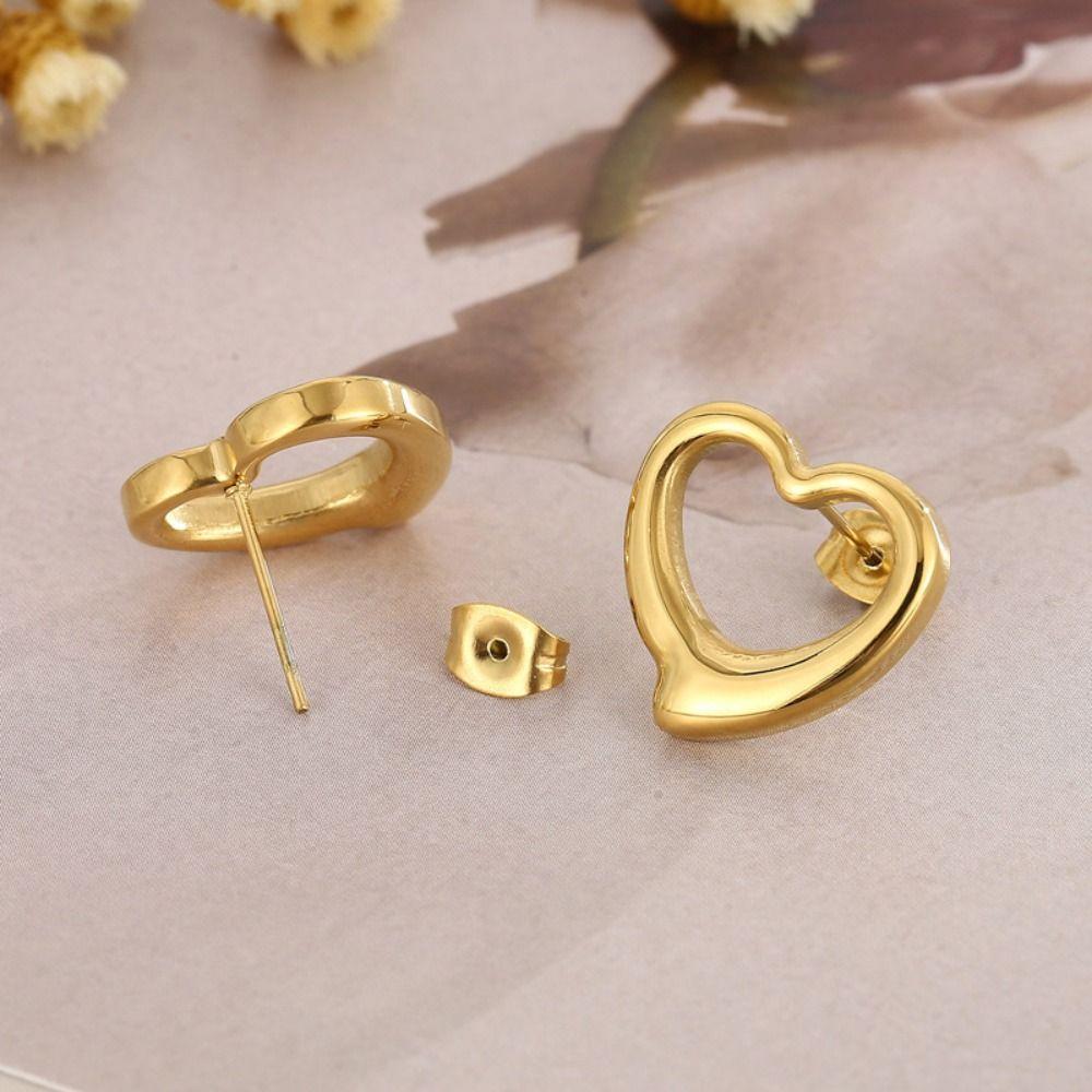 Stainless Steel Heart Bracelet Hypoallergenic Bracelet Bangle Chain Bangle  Anniversary Gift