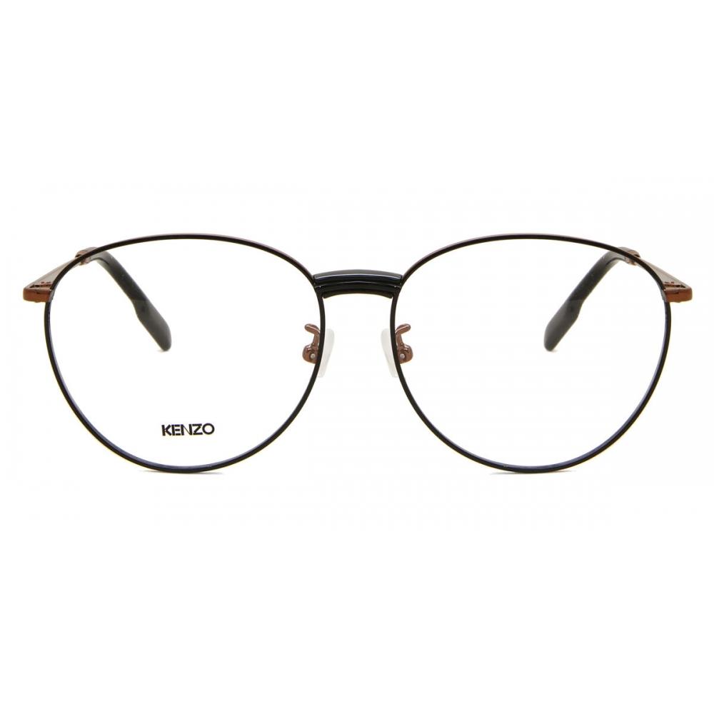 

Kenzo Kz 50013f Asian Fit 036 Unisex Eyeglasses Bronze Black/55-14-145