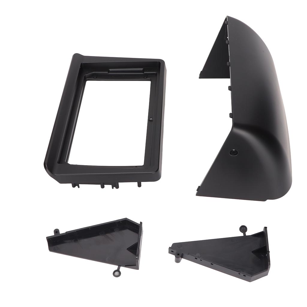 Navigationsblendenrahmen ABS Armaturenbrett-Kit Innenverkleidungszubehör Ersatz für Mitsubishi Pajero