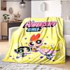1PC The Powerpuff Girls printed blanket, all season lightweight home office outdoor nap multifunctional blanket A9