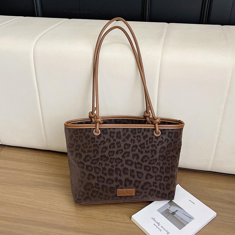 High-End Retro Umhängetasche mit Leopardenmuster 2025 - Trendiges Modeaccessoire für Frauen