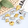 Simple Stainless Steel Christmas Tree Teapot 3D Charm Pendant for DIY Earrings & Necklaces - Titanium Steel Handcrafted Jewelry Accessory.