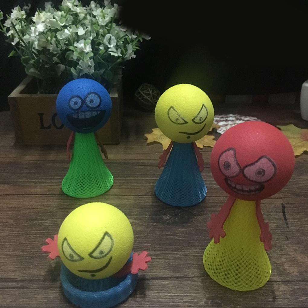 

10Pcs Funny Relax Gift Children Kid Adult Relief Jumping Squeeze Toy Ball Elves 6.5cm