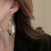 Statement Irregular Liquid Earrings for Women Fashion Silver Color Geometric Hollow Dangle Drop Earrings Girl 2026 Trendy Party Jewelry