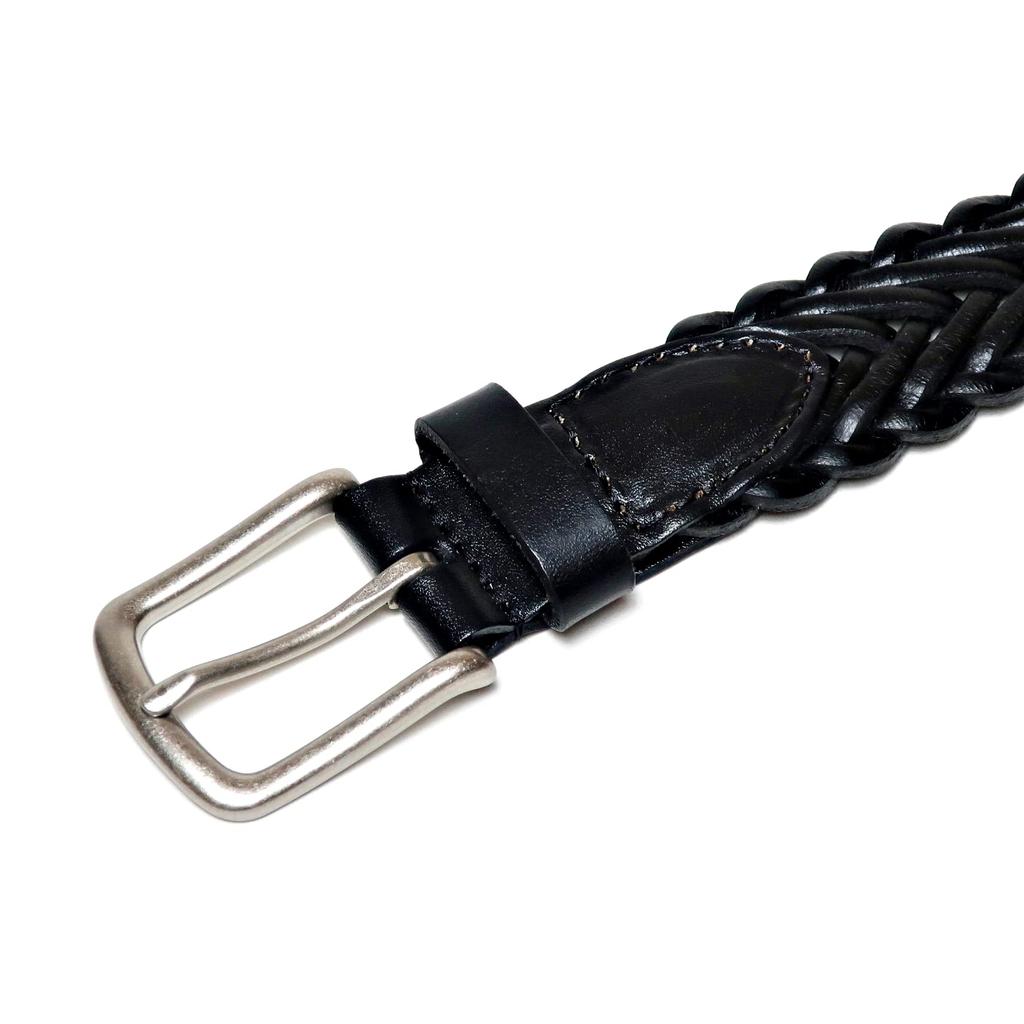 KIETH Stubborn Mesh Italian 105cm Fixed 30mm Made in Japan Mr. ST-02BK Belt, Leather, Black, Length, Width,