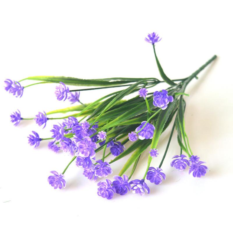 Vibrant Plastic Faux Flowers For Garden And Home Decoration In Various Shades