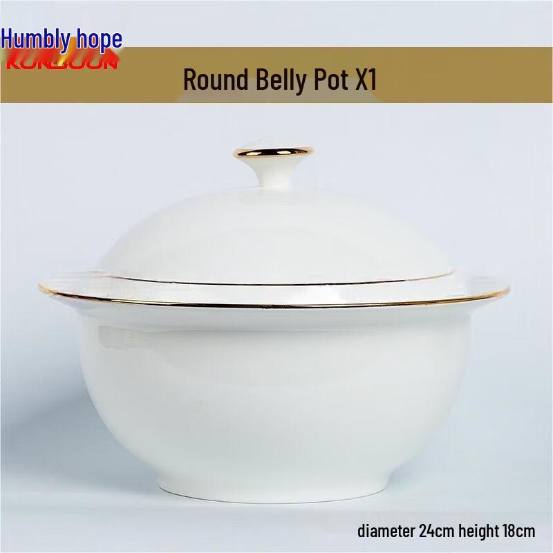 Qianxing Hotel Ceramic Straw Hat Pot