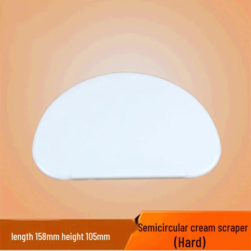 

Half-Round Plastic Dough Scrapers (5-Pack)