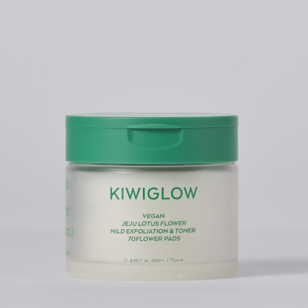 Kiwiglow Vegan Jeju Lotus Mild Keratin Care Toner 70 Pack Pad NONE