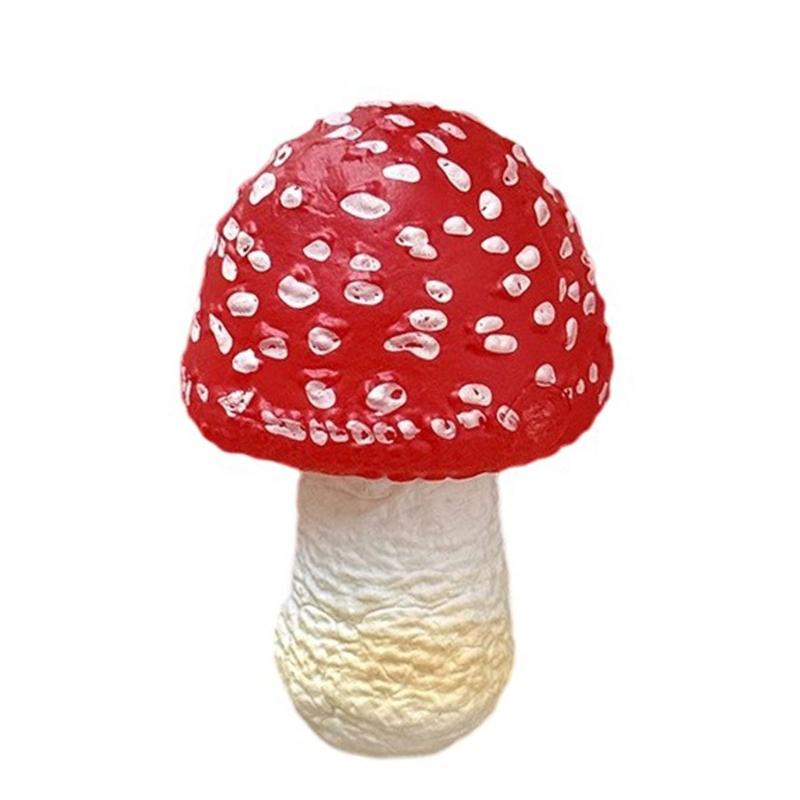 Portable Mini Mushroom Fridge Magnets   Home   Realistic Simulation  PVC Craft