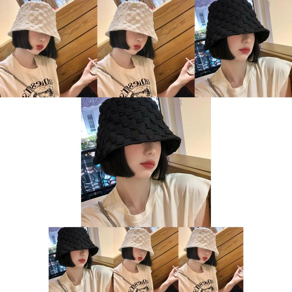 Elegant Uv Protection Fisherman Hat Womens Large Head Summer Vacation Hat