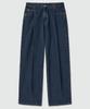 DECET Deep Pleats Wide Jeans Dcpt030Ylblue