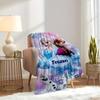 1pc Flannel Frozen Theme Frozen s Bedroom Decoration Bed Throw Blanket Sofa Blanket Gift Home Decoration Warm and Comfortable