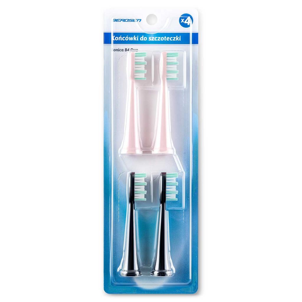 Berdsen Duo Sonic Toothbrush Heads 4 Pcs