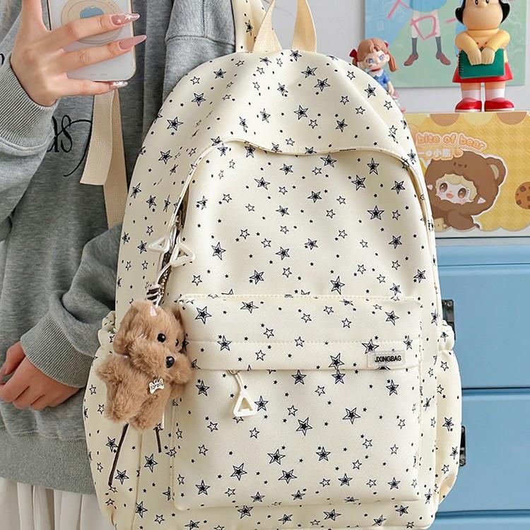 Schoolbag high value Japanese and Korean new ins wind star schoolbag female junior high school students unpopular niche do not collide with