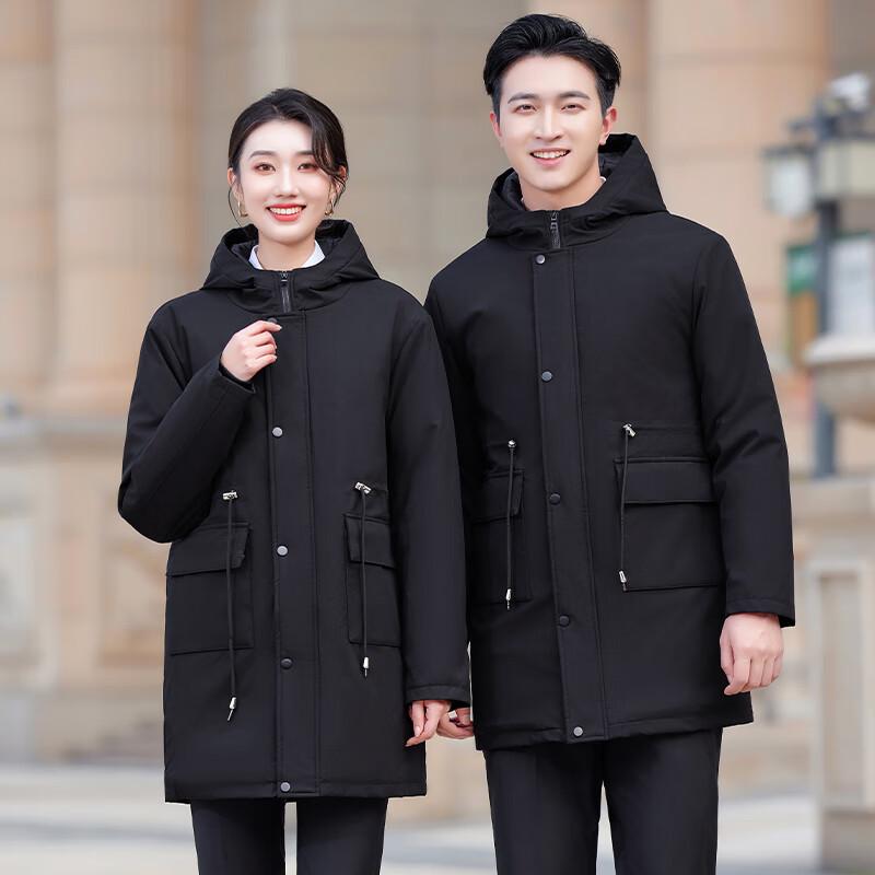 Teluoman Unisex Winter Thickened Cotton Parka