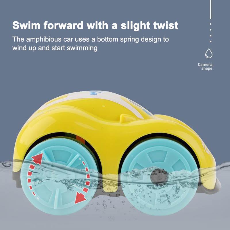 Dětské hračky do vany Děti koupání Roztomilé plavání kachna Voda Hračky Hračky Automat Kreslený Vozidlo Hračka do vany pro děti Dárek