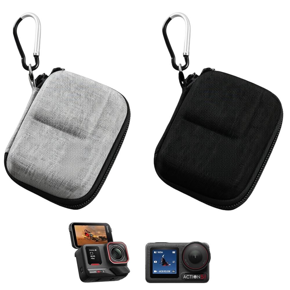 For DJI Action6 5Pro 4 GoPro Body Mini Storage Case Bag Thumb Camera Portable Bag Travel Carrying Box For Insta360 Ace Pro 2