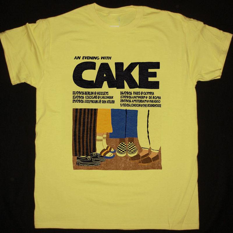 European An Evening With Cake Band T Shirt Size S-5XL S разноцветный