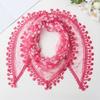 Hollow Women Tulle Shawl Flower Wedding Bridal Shawl Fashion Mantilla Lace Veil  for Church