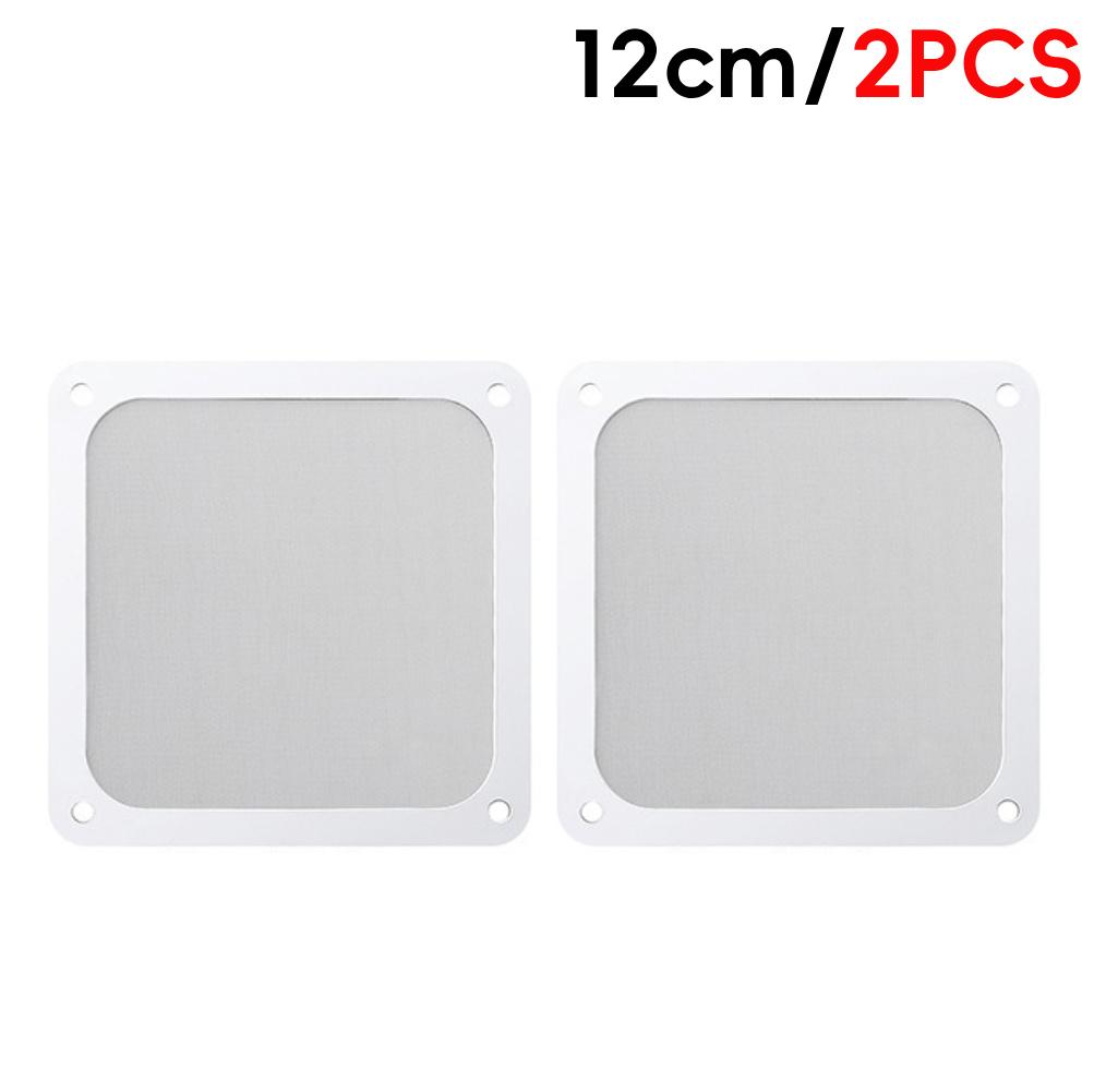 8/9/12/14cm 8-14cm Chassis Dust Filter PC Dustproof Mesh Cover Net Magnetic Frame Dust Mesh with Hole PC Cooling Fans Cover