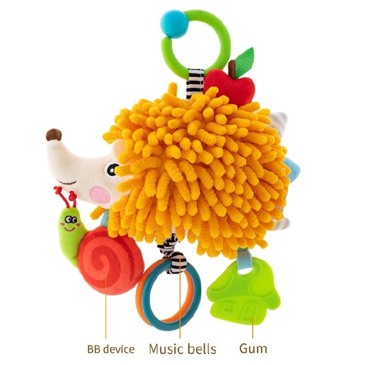 Developmental Crib Toy Feature Auditory Rattles Colorful Designs To Improve Infant Sensory Perception Coordination