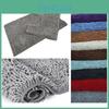 2 Piece Bath Mat Set Non Slip Toilet Pedestal Soft Foam  Shaggy Rug Chenille