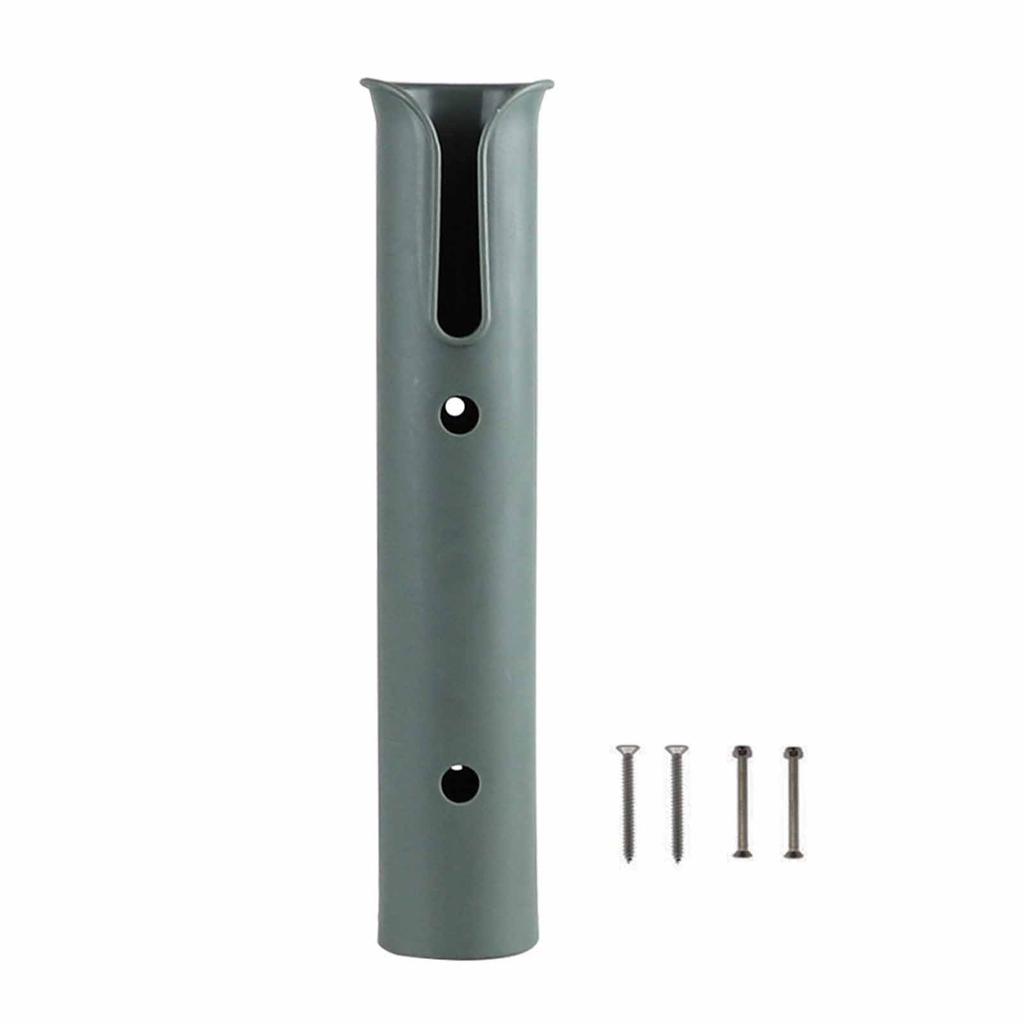 Angelzubehör Seitenmontage Angelrutenhalter Tragbar Leicht Angelrutenhalter mit Schraube Rutenrohrhalterung Yacht