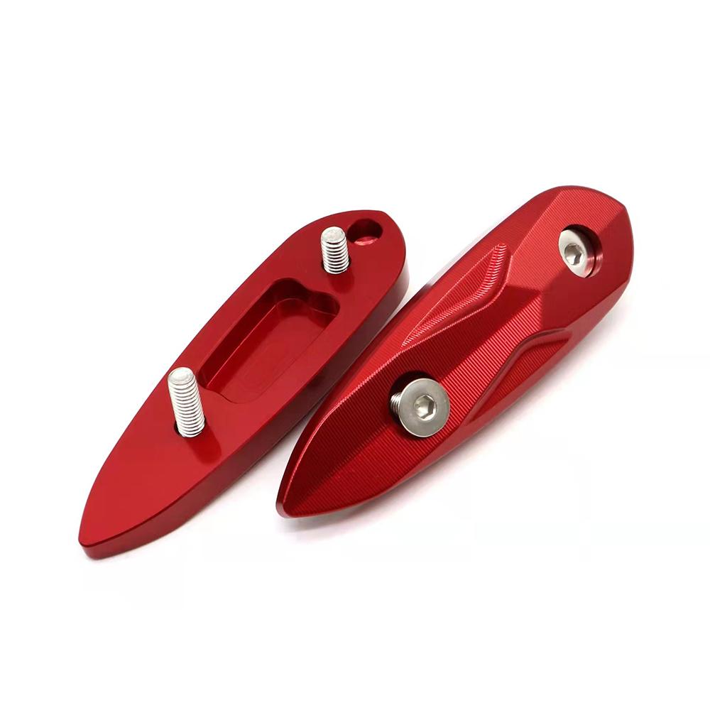 Motorcycle CNC Rearview Mirror Hole Cap Cover Mirror Eliminators Baffle Base Cover For Yamaha YZF R15 V3 17-20 YZF R3 R25