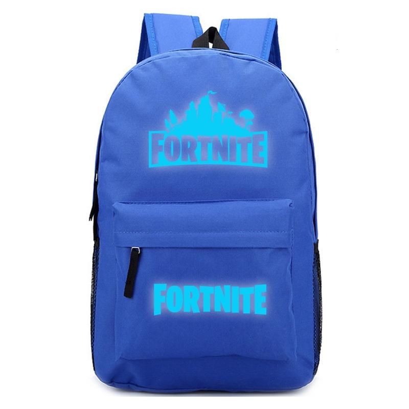 School Fortnite Bag Battle Royale Shoulder Luminous Boy Backpack Trendy Cool And