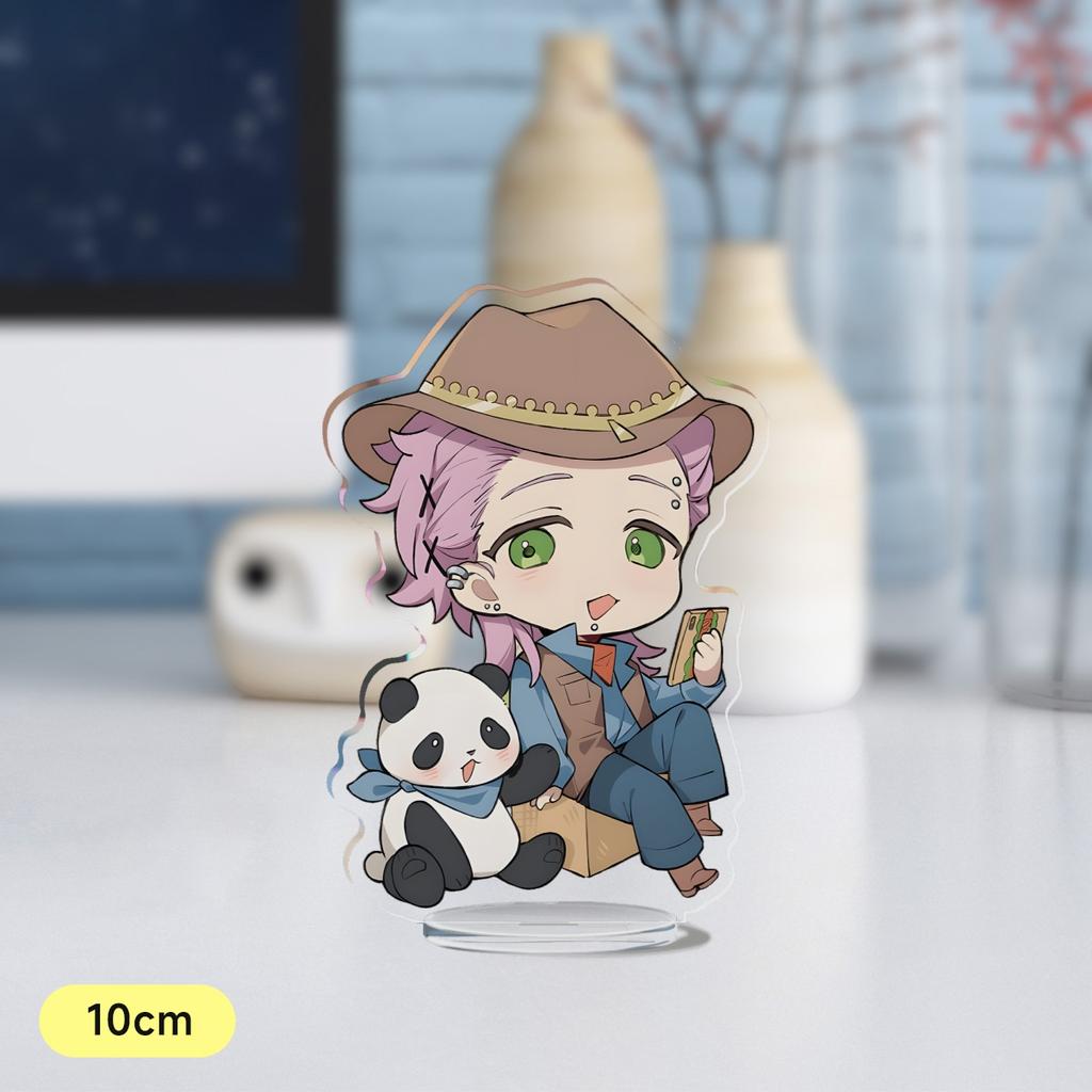 Anime Wind Breaker 10cm Acrylic Stand Sakura Haruka Yukai Akihiko Su Fang Q Version Mini Figure Model Plate Gift