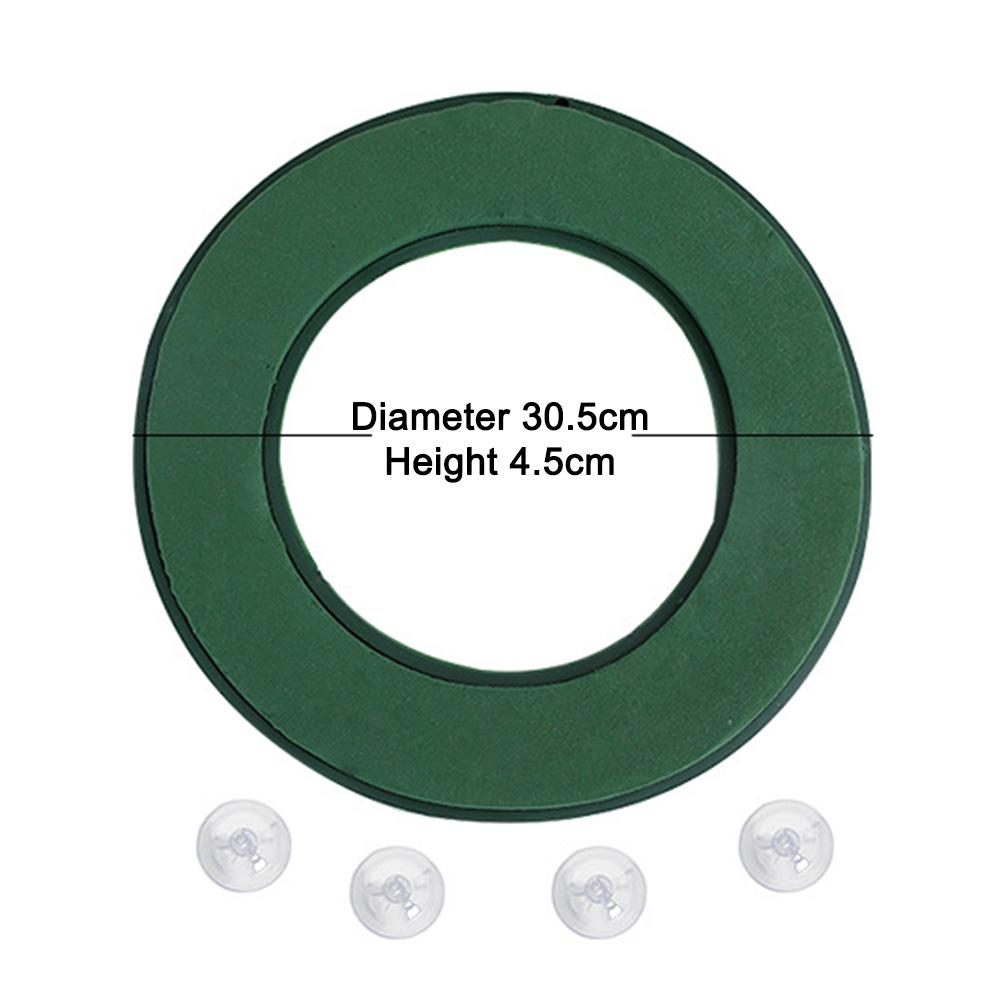 

12inch Foam Wreath Rings 2Pack with Sturdy Plastic Backing for DIY Floral For Crafts and Wreath Making Projects China Mainland