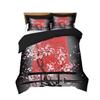3D Digital Printing Three-Piece Set, Spring Flower Series Plum Blossom Quilt Cover, Bedding Home Textile