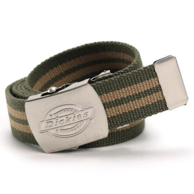 (Dickies) DICKIES GI Canvas Belt DS0754I (34) Moss X Beige