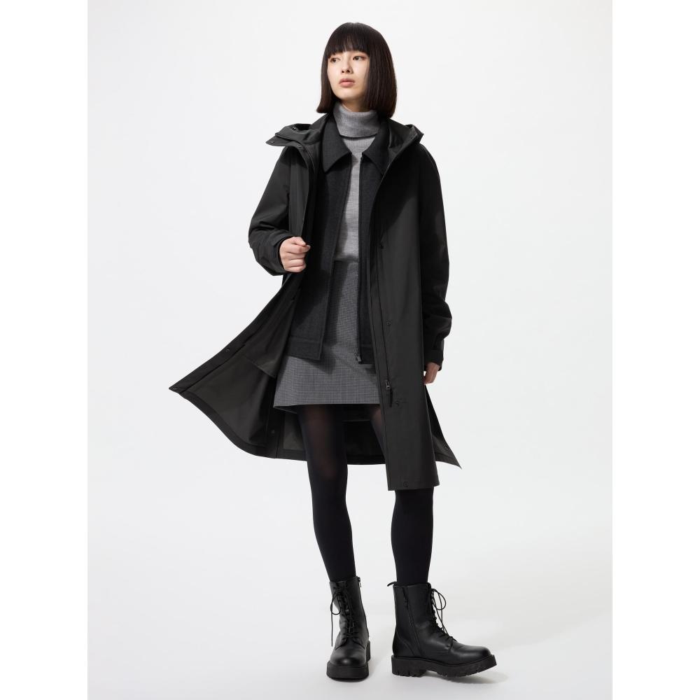 Uniqlo Blocktech Coat Relax Fit Model