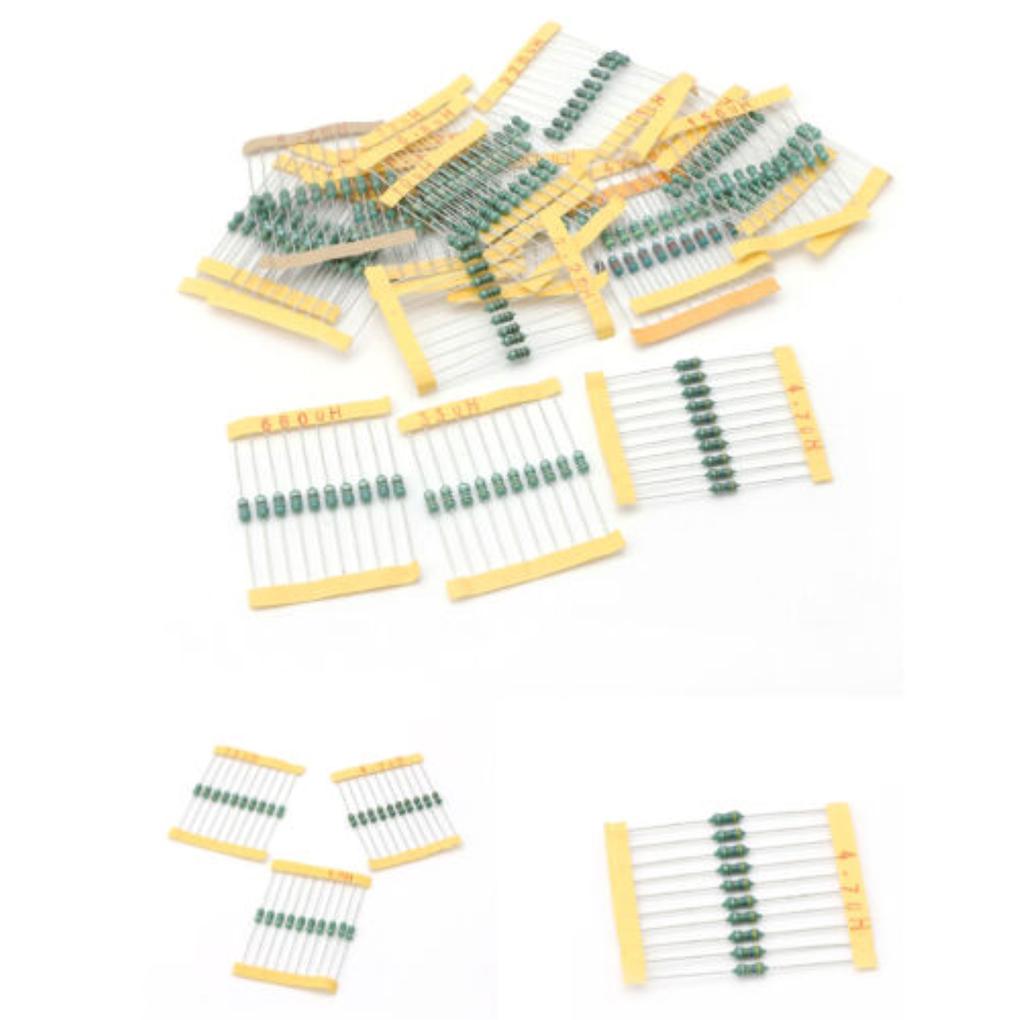 200 Pieces/Set Professional Universal 1UH to 4.7MH Inductor Assortment Circuit Board Inductors Assorted Kit Accessories