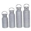 Botella de Agua Aislada de Acero Inoxidable de Doble Capa con Pedrería